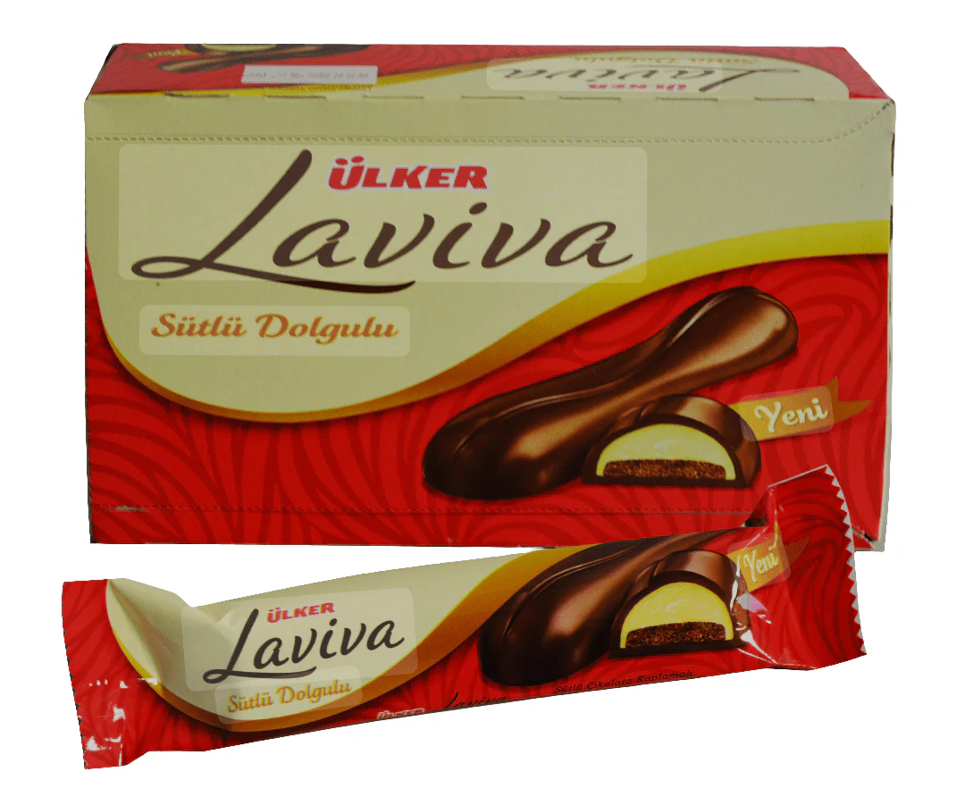 Ulker Laviva White Chocolate 24 x 35g | شوكولاتة لافيفا اولكر بيضاء