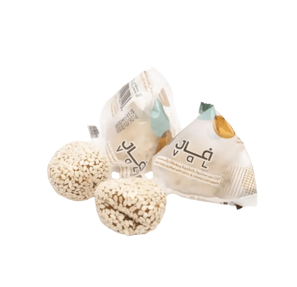 Val Dates Balls Stuffed with Tahini & Covered with Sesame 4x500g | فال كرات تمر محشوة بالطحينة مغطاة بالسمسم - Image 6