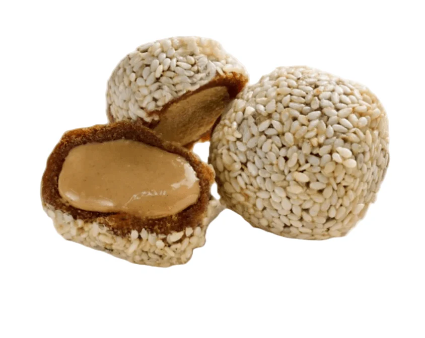 Val Dates Balls Stuffed with Tahini & Covered with Sesame 10g|فال كرات تمر محشوة طحينة - Image 2