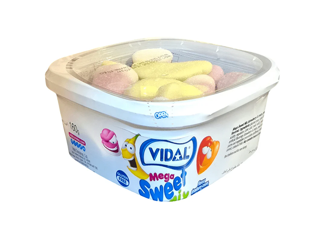 Vidal Mega Sweet Mix Gummy 160g