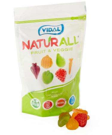 VIDAL NATURALL Fruit and Veggie 180g | فيدال جيلي الفواكه