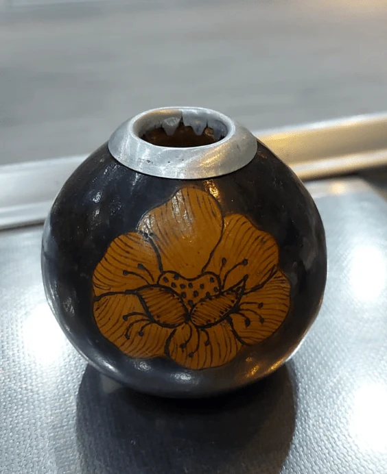 Vintage Painted Yerba Mate Gourds |  جوزات متة