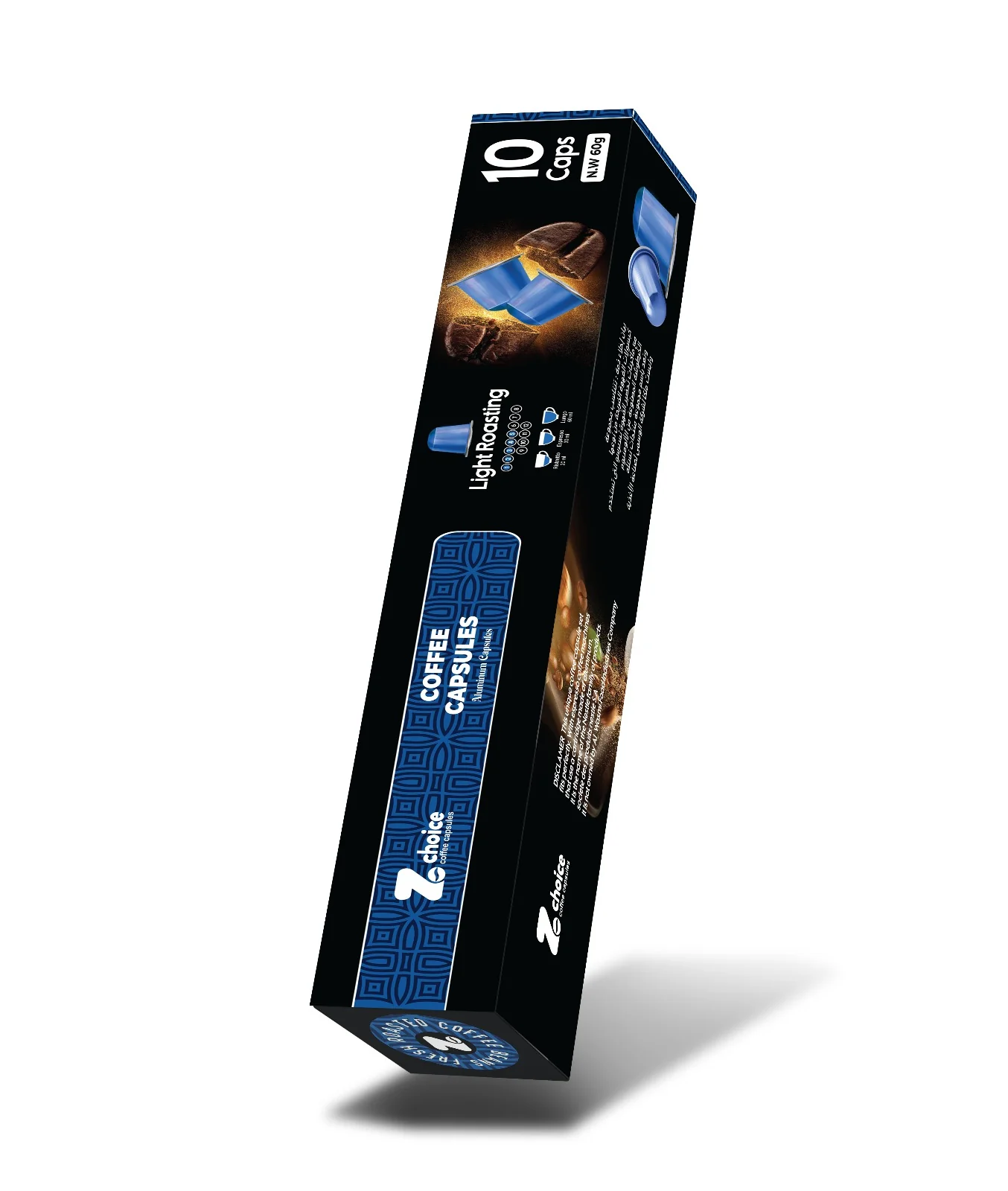 ZChoice Coffee Capsules Light Roast 60g | كبسولات قهوة فاتحة (Exp:13/08/2026)