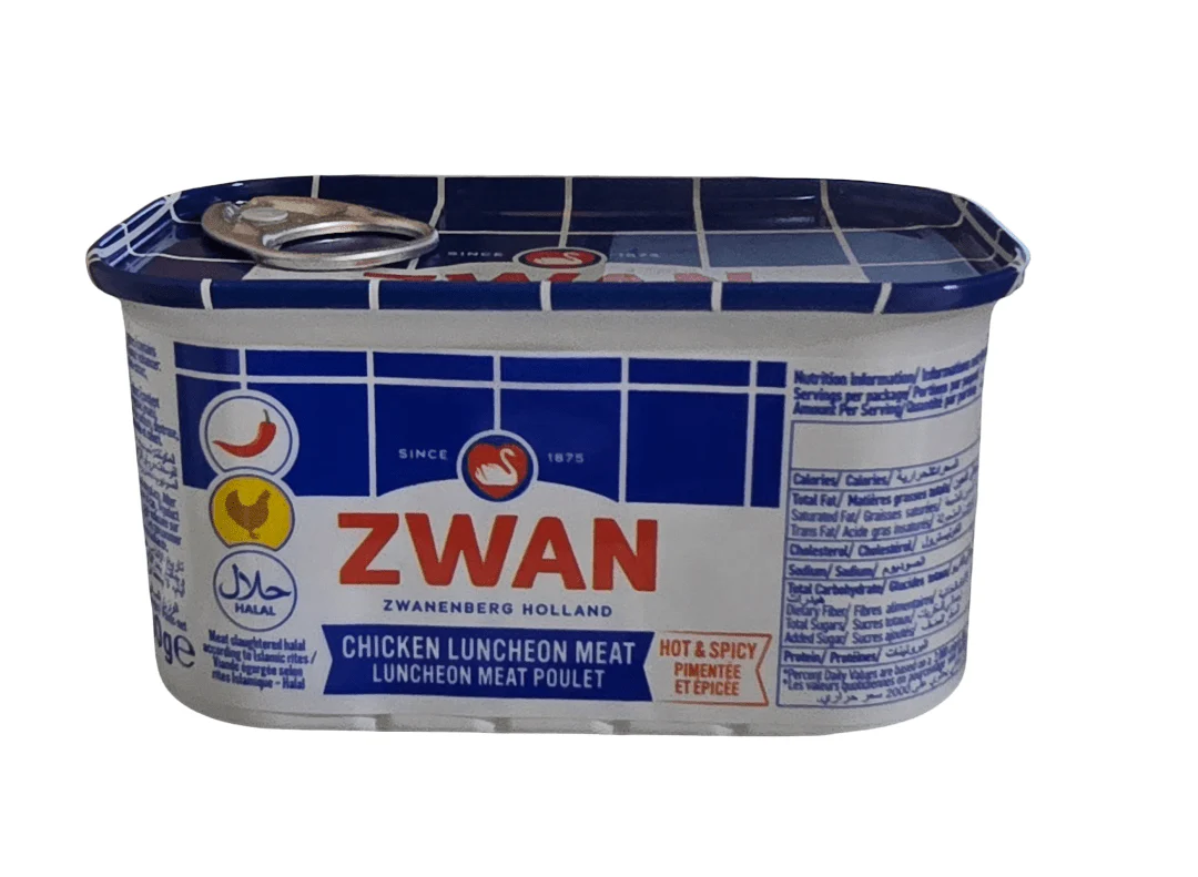 Zwan Chicken Luncheon Hot & Spicy 200g | لحم لانشون الدجاج حارة ومبهرة
