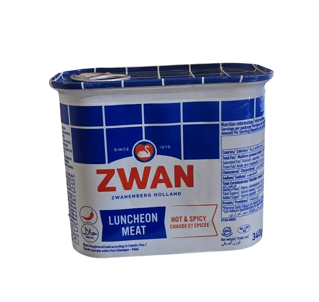 Zwan Chicken Luncheon Meat Hot & Spicy 340g | لحم لانشون دجاج حارة ومبهرة
